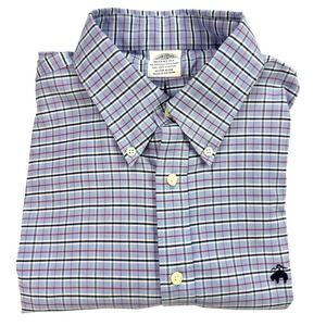 Brooks Brothers Regent Fit Shirt Mens Size L Oxford Button‎ Down Long Sleeve